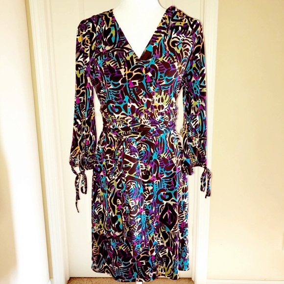 Nicole by Nicole Miller Dresses & Skirts - Nicole by Nicole Miller long sleeve wrap dress